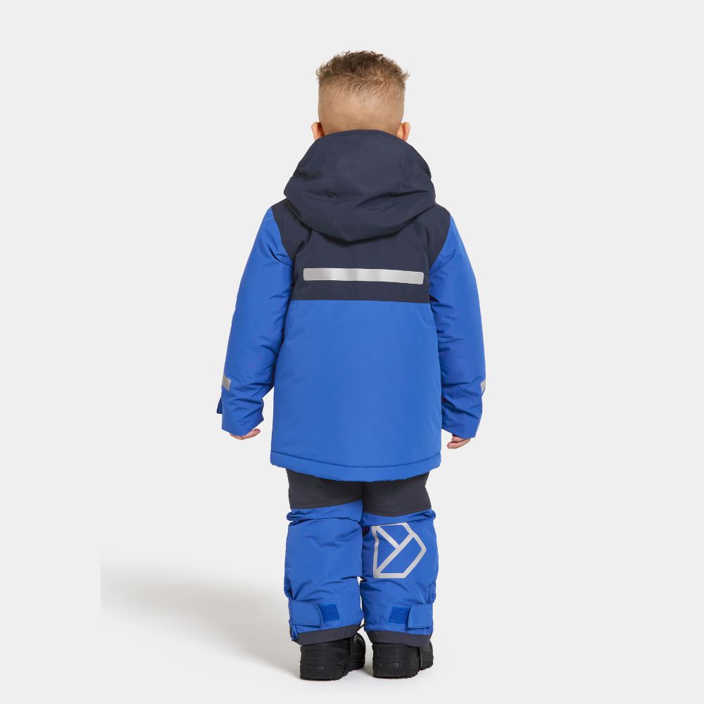 Didriksons Skare Kids Ski Jacket & Pants Set - Waterproof Winter Snowsuit for Boys & Girls, Caribbean Blue - Perfect for Skiing, Snowboarding & Outdoor Winter Activities