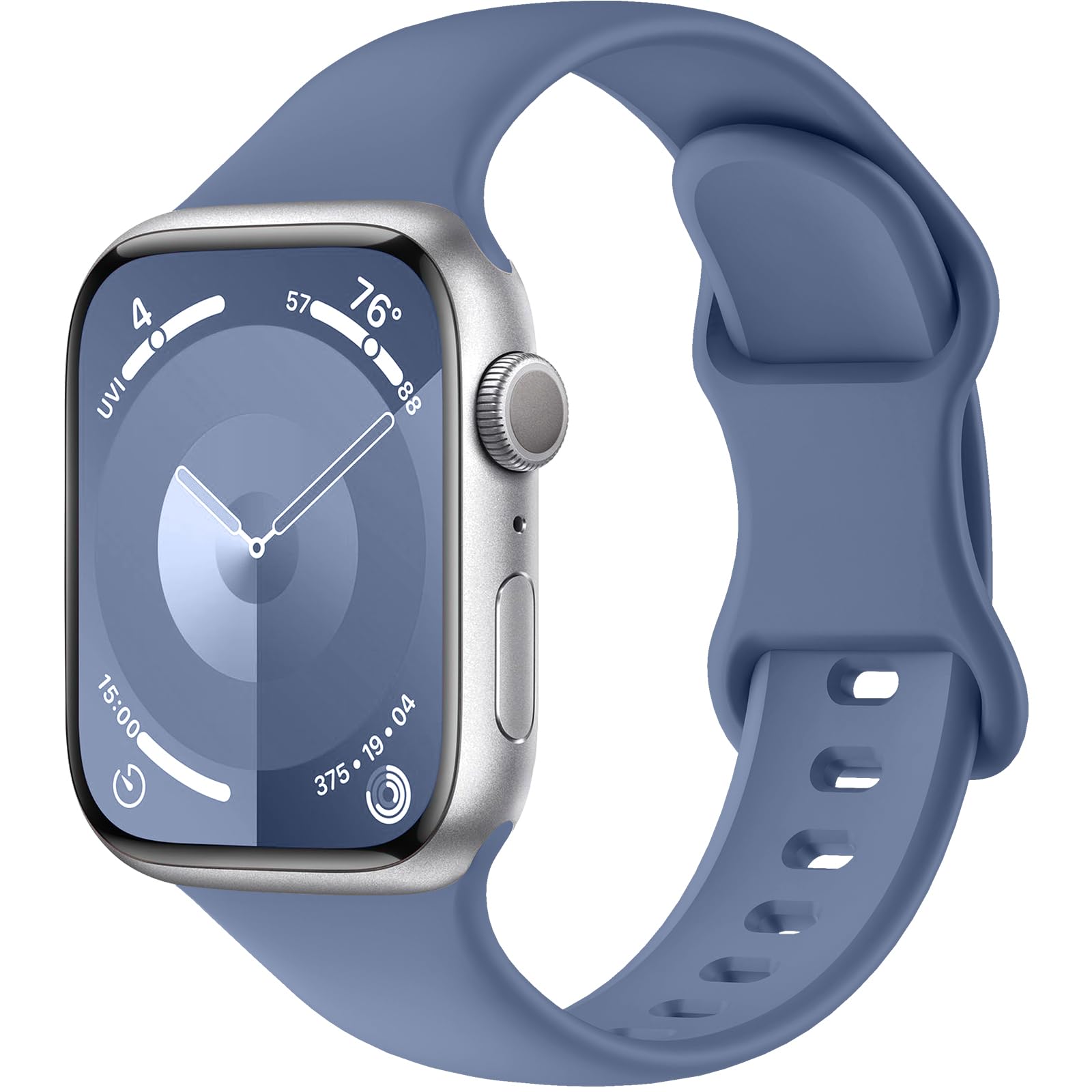 Premium Soft Silicone Sport Replacement Bands for Apple Watch Series 1-9, Ultra & SE - Compatible with 38mm/40mm/41mm/42mm/44mm/45mm/49mm - Stylish & Durable Watch Straps for Men & Women - Perfect for Workouts, Running, Swimming & Everyday Wear