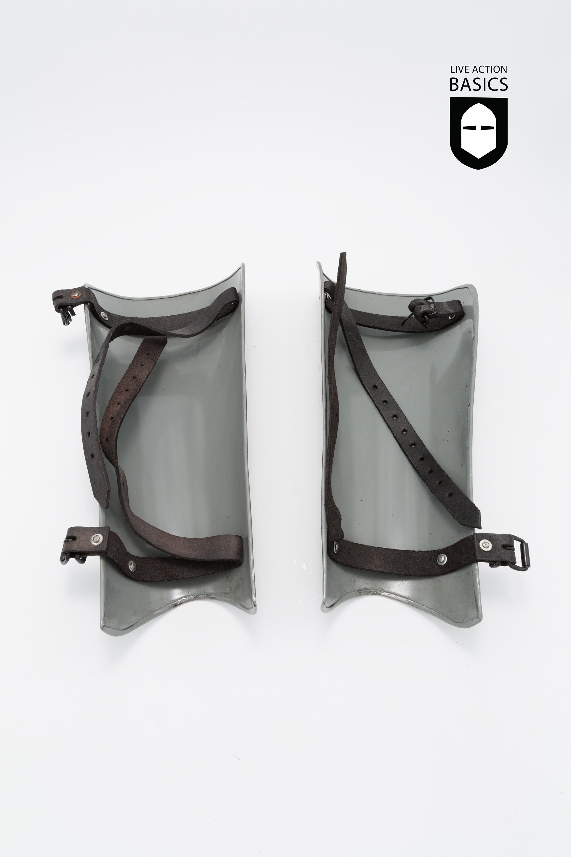 Basic Greaves - Lightweight & Durable Leg Armor for LARP, Cosplay & Medieval Reenactment | Perfect for Historical Warriors & Fantasy Costumes
