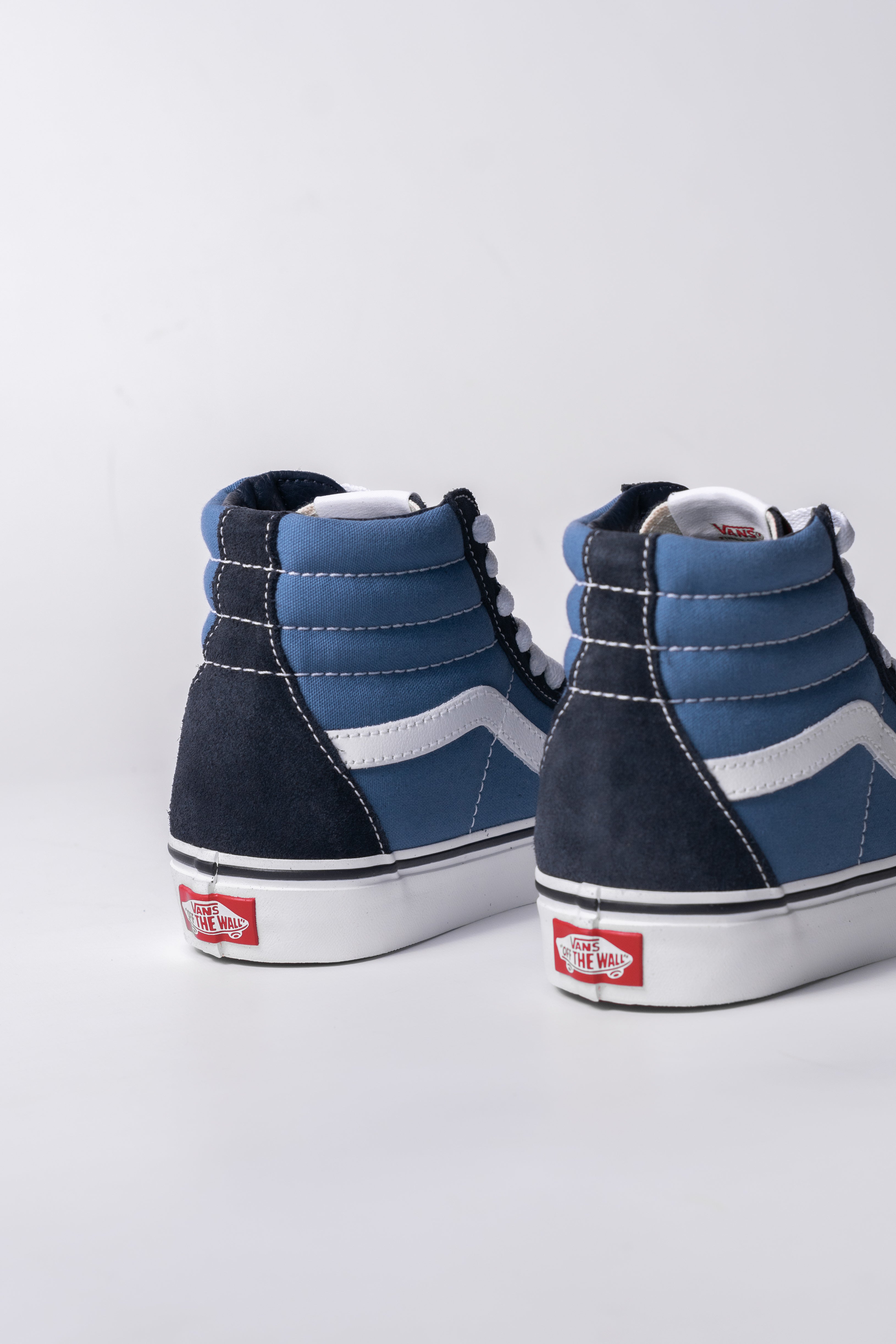 Vans Sk8-Hi Classic Navy Blue Skate Shoes for Men & Women - High-Top Sneakers for Skateboarding, Casual Wear & Street Style