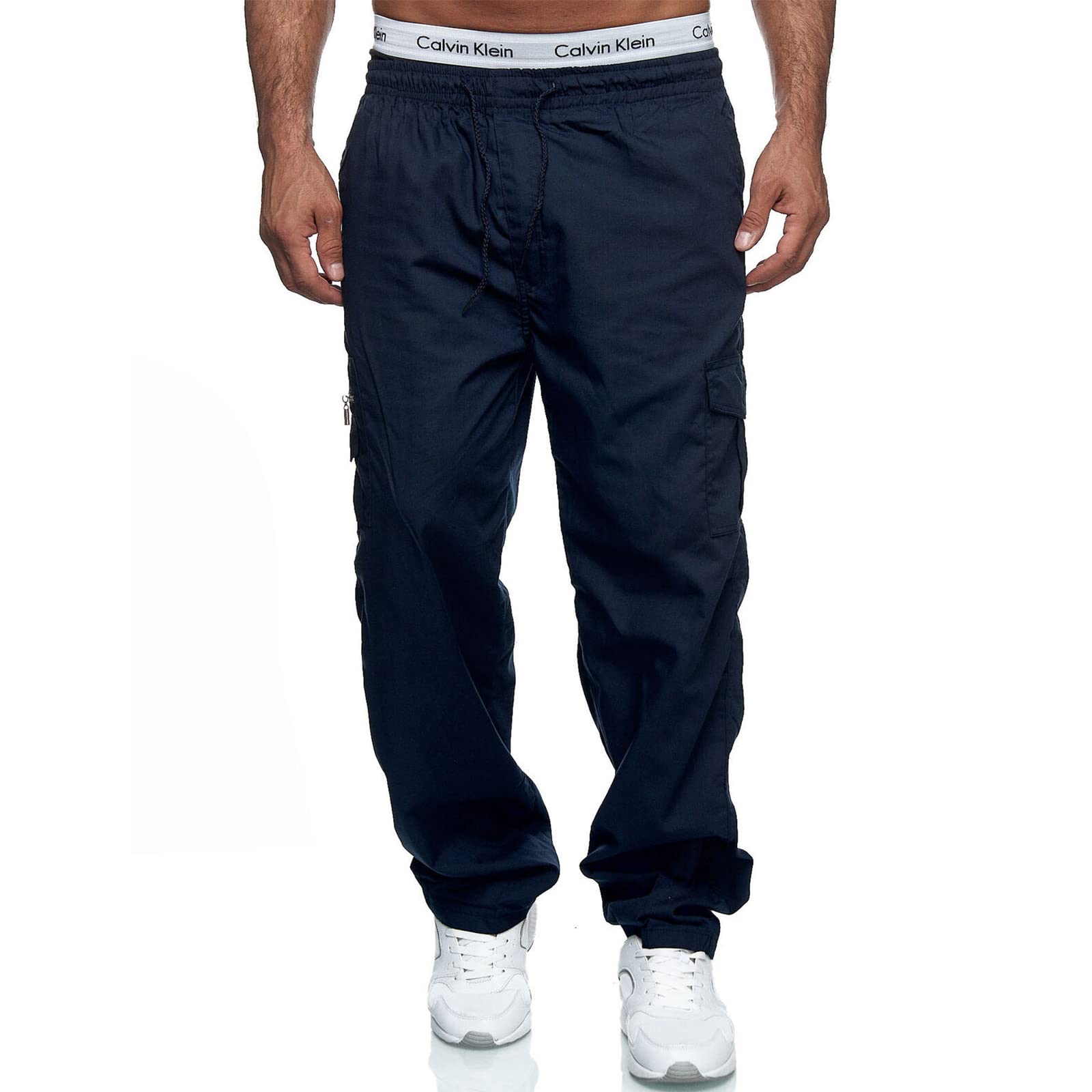 Men's Casual Cargo Jogger Pants - Lightweight Tactical Sweatpants with Multiple Pockets for Outdoor, Athletic & Streetwear Fashion | Perfect for Hiking, Gym, Travel & Everyday Wear