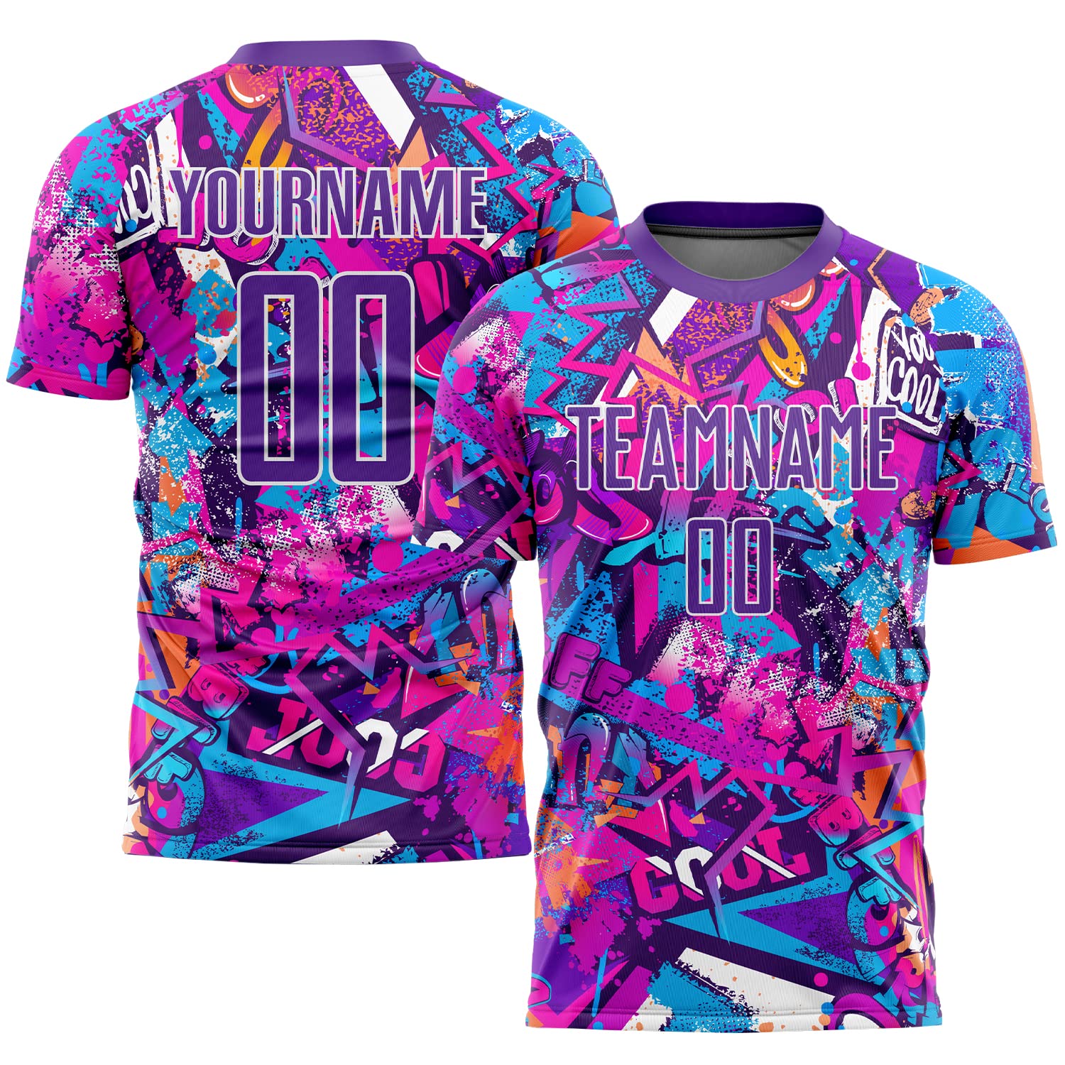 Custom Personalized Soccer Jerseys for Men, Women & Youth - Team Name, Number & Logo Printing - Perfect for Games, Training & Team Uniforms