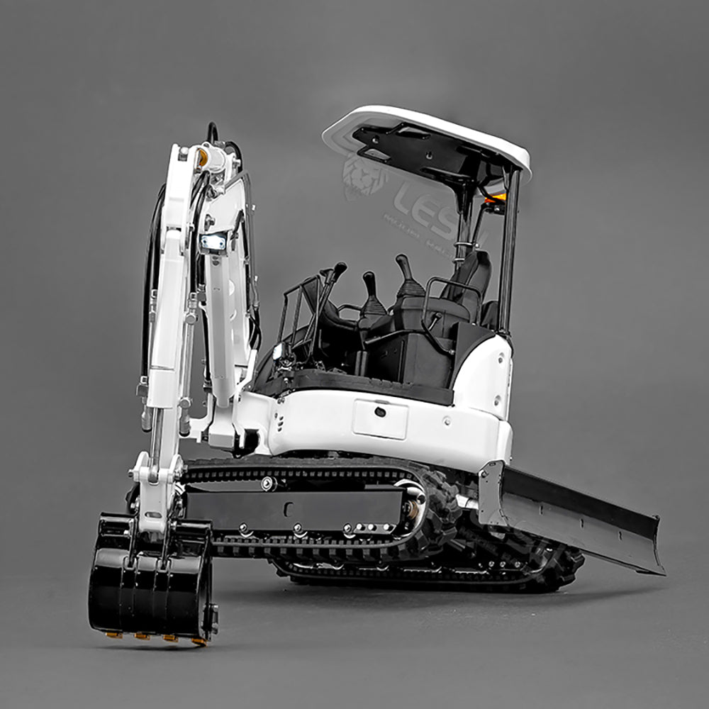 1/14 Scale Mini LESU RC Hydraulic Excavator Toy - PC30 Metal Remote Control Digger Model with Frsky X14 Radio, Sound System & Battery - Perfect for Construction Enthusiasts & RC Hobbyists (Indoor/Outdoor Play)