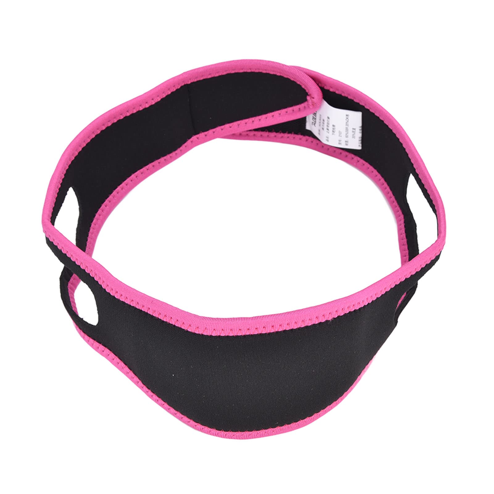 Anti-Snoring Chin Strap for Teeth Grinding Relief - Adjustable Sleep Aid Belt for Bed & Office Use (Red/Black) - Stop Snoring & Improve Sleep Quality Comfortably
