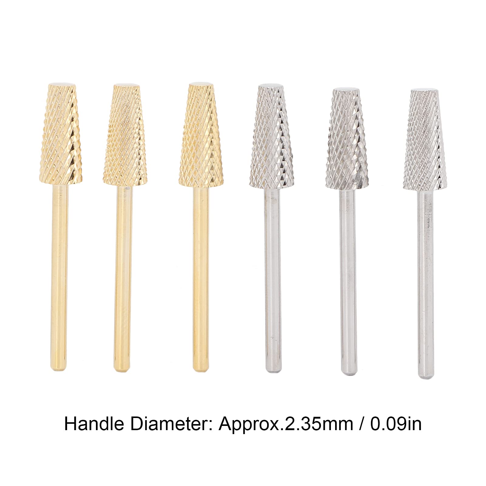 Professional Nail Drill Bit Set of 2 - Easy to Use Manicure Grinding Tools for Nail Removal, Polishing & Engraving | Perfect for Home & Salon Nail Care