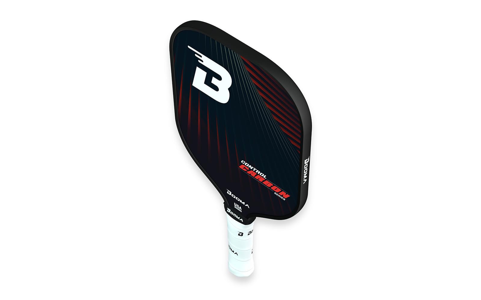 BOOMA Pickleball Paddle - USAPA Approved Carbon Fiber Paddle with Honeycomb Polypropylene Core | 16mm Thick High Performance Pickleball Racket | Premium Grip for Control & Power | Perfect for Tournaments & Recreational Play