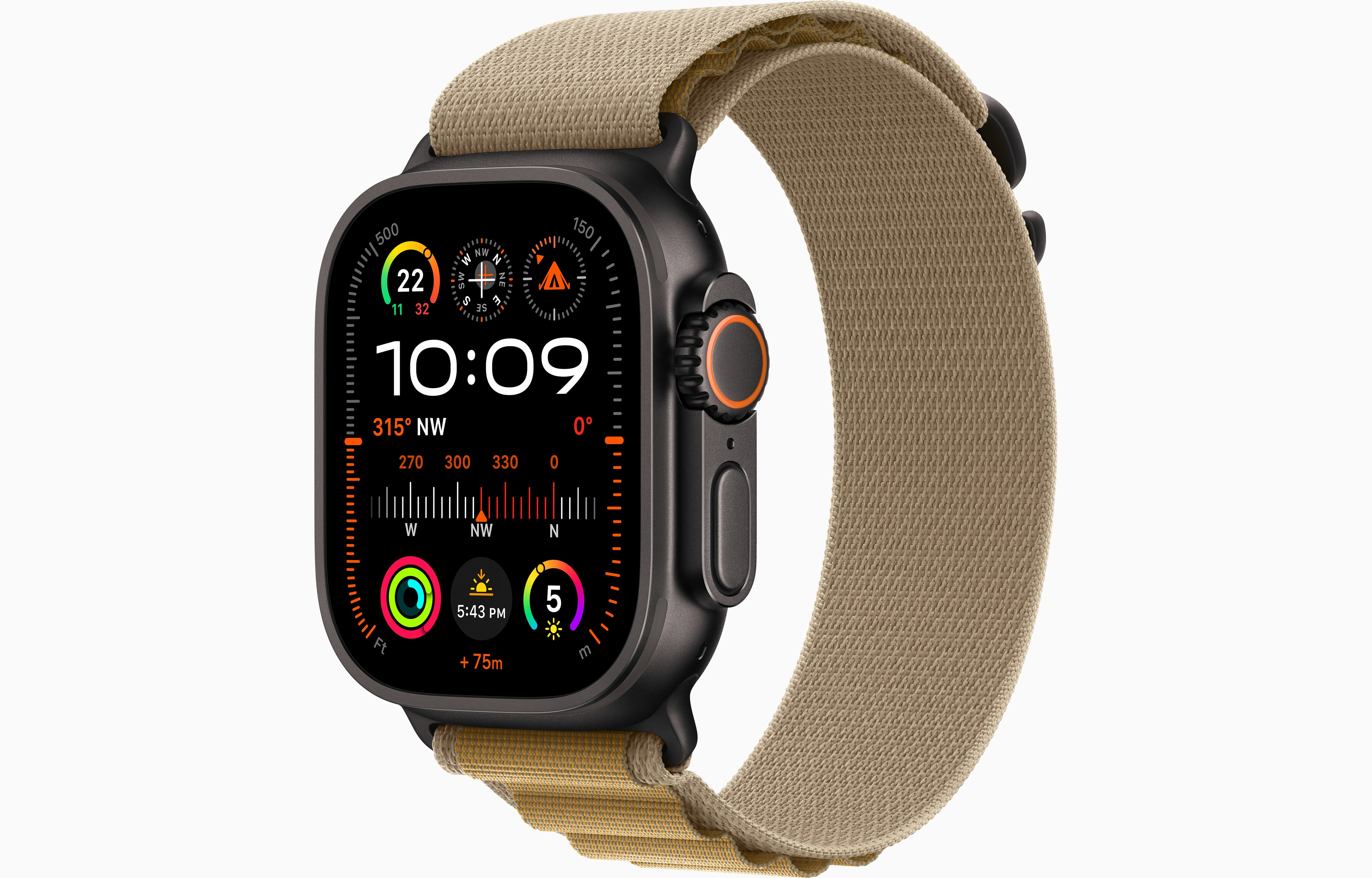 Apple Watch Ultra 2 - GPS + Cellular Smartwatch with Advanced Fitness Tracking & Heart Rate Monitor - Perfect for Outdoor Adventures, Workouts & Daily Wear