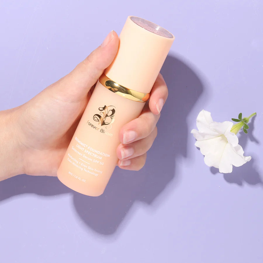 4-in-1 Bio Mimic Makeup Base with SPF50 - Forever Bloom | Primer, Moisturizer & Sunscreen for Flawless Makeup Application | Perfect for Daily Wear & Special Occasions