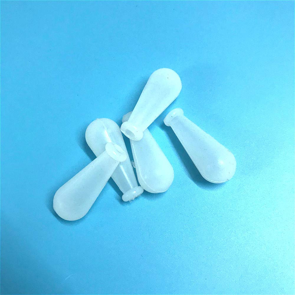 MMLFX 10-Pack 2ml Silicone Suction Bulbs for Pipettes - Acid-Resistant, Laboratory-Grade White Rubber Pipette Ball with Secure Cap - Ideal for Chemistry Labs, Medical Testing & Scientific Experiments