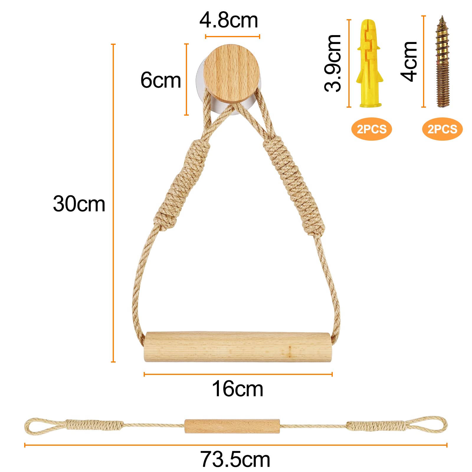 2-Pack Vintage Rope Toilet Paper Holder - No Drill Self-Adhesive Bathroom Tissue Roll & Towel Holder - Perfect for Small Bathrooms, RVs, and Apartments