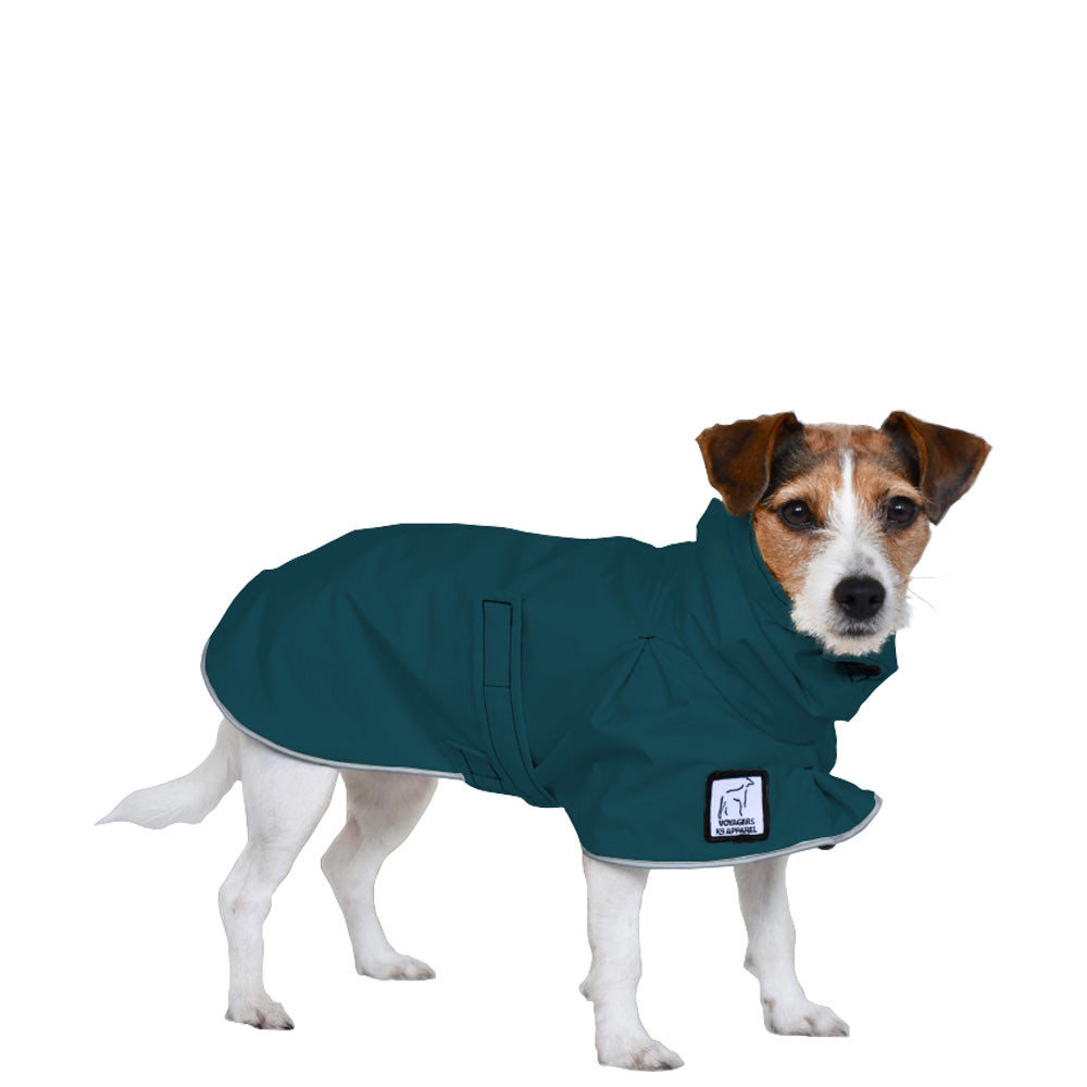 Waterproof Jack Russell Terrier Raincoat - Lightweight Dog Rain Jacket with Reflective Strips for Small Dogs - Perfect for Walking, Hiking & Outdoor Adventures