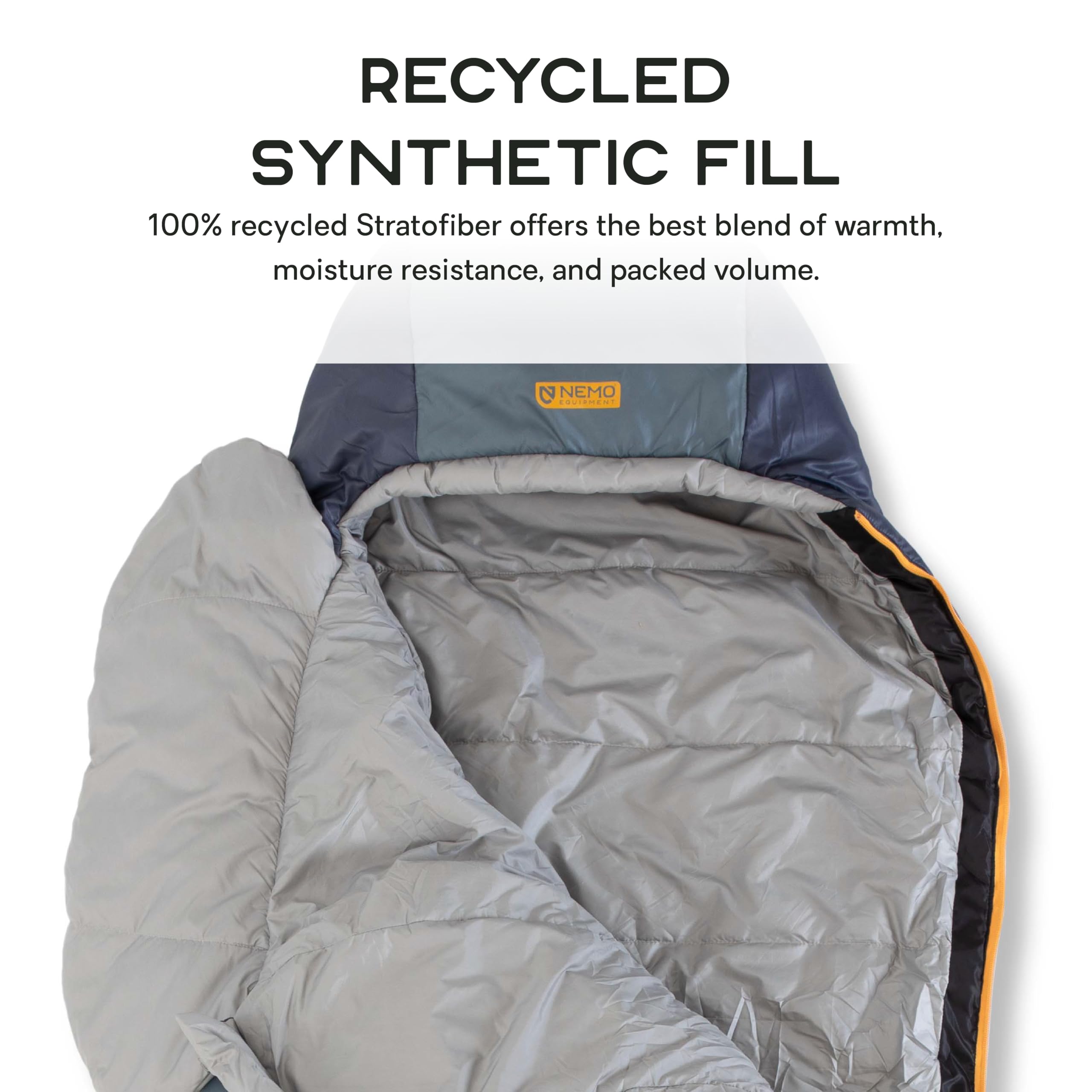NEMO Equipment Tempo 20 & 35 Degree Synthetic Sleeping Bags for Men & Women - Lightweight Backpacking & Camping Gear for Outdoor Adventures