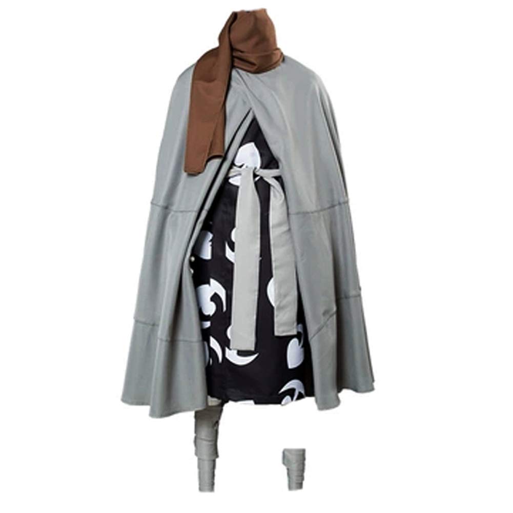 Japanese Anime Warrior Kimono Costume - Samurai Robe Cloak for Halloween Cosplay, LARP, and Themed Parties