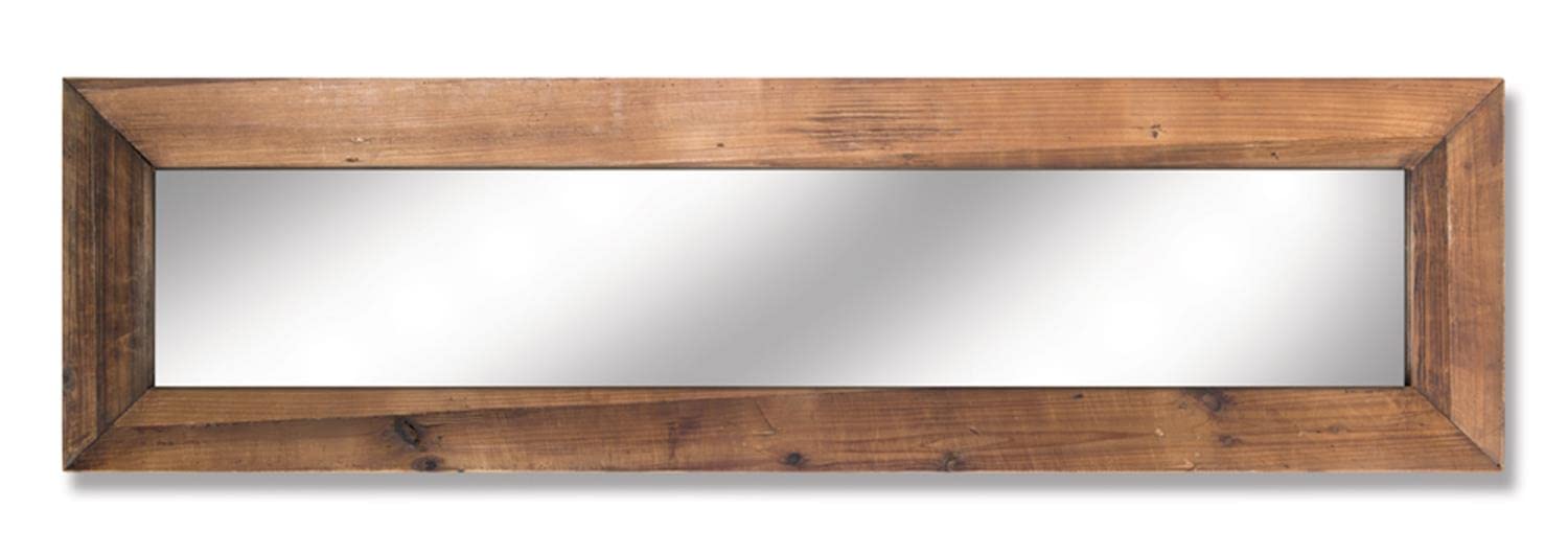 Melrose 78457 Full Length Floor Mirror - 67.5 Inch Tall Wooden Standing Mirror for Bedroom, Living Room & Dressing Area - Elegant Home Decor & Vanity Mirror for Outfit Checking