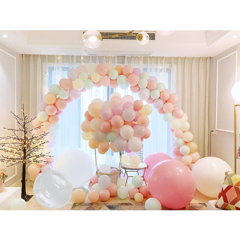 BEISHIDA 36 Inch Clear Transparent Large Latex Balloons - Giant Bobo Balloons for Wedding, Birthday, Baby Shower Party Decorations (5-Pack) - Perfect for Balloon Garlands, Arches, Ceiling & Backdrop Displays