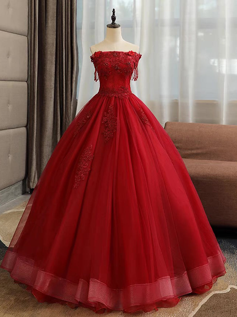 Elegant A-Line Tulle Lace Dark Blue Long Prom Dress for Sweet 16, Homecoming & Formal Events - Plus Size Available