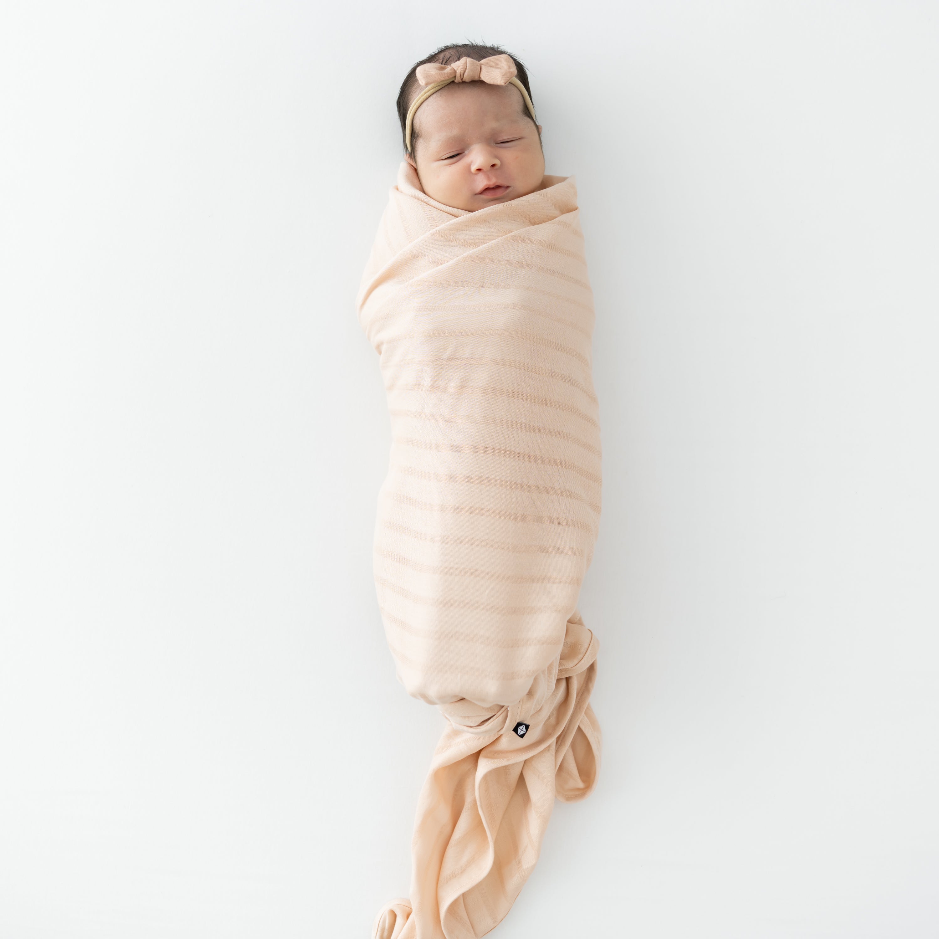 Soft Bamboo Muslin Swaddle Blanket - Breathable Baby Wrap for Newborns | Perfect for Swaddling, Nursing & Stroller Cover | Porcelain White