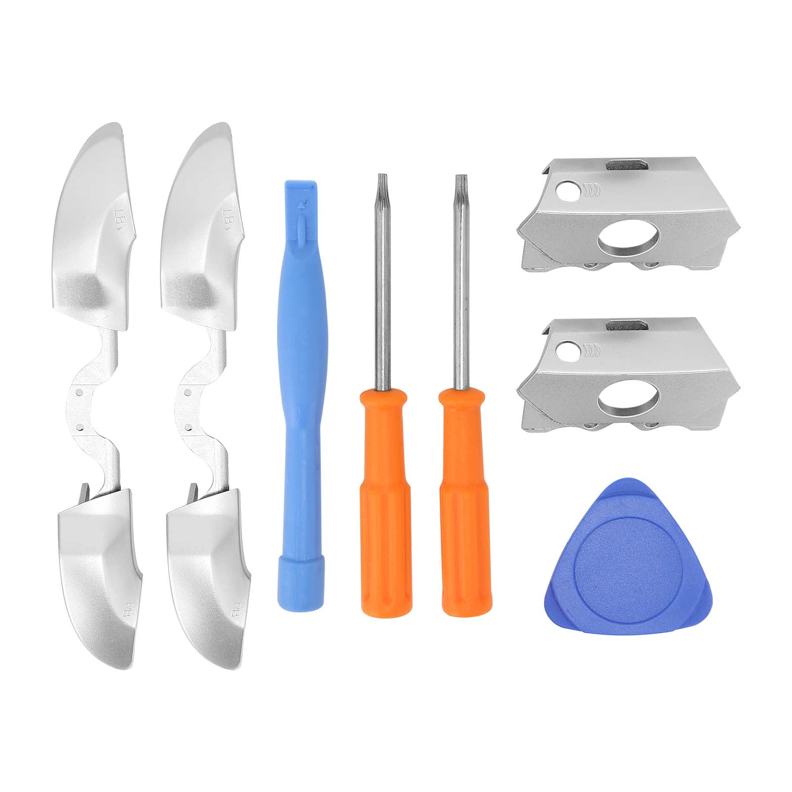 Xbox Elite Controller Replacement Bumpers - Left & Right Trigger Buttons | Durable ABS Material | Easy Installation | Silver | Perfect for Gaming & Controller Repair
