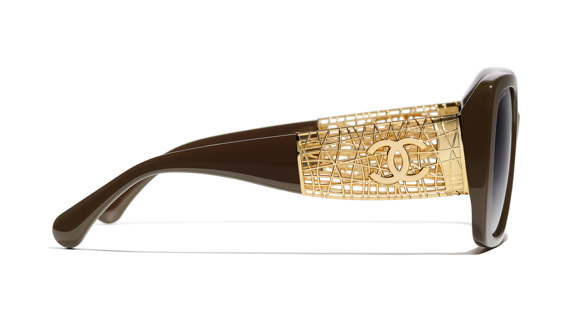 Original Chanel 5532 Sunglasses - Luxury Designer UV Protection Shades for Women - Perfect for Beach, Driving & Fashion Outfits