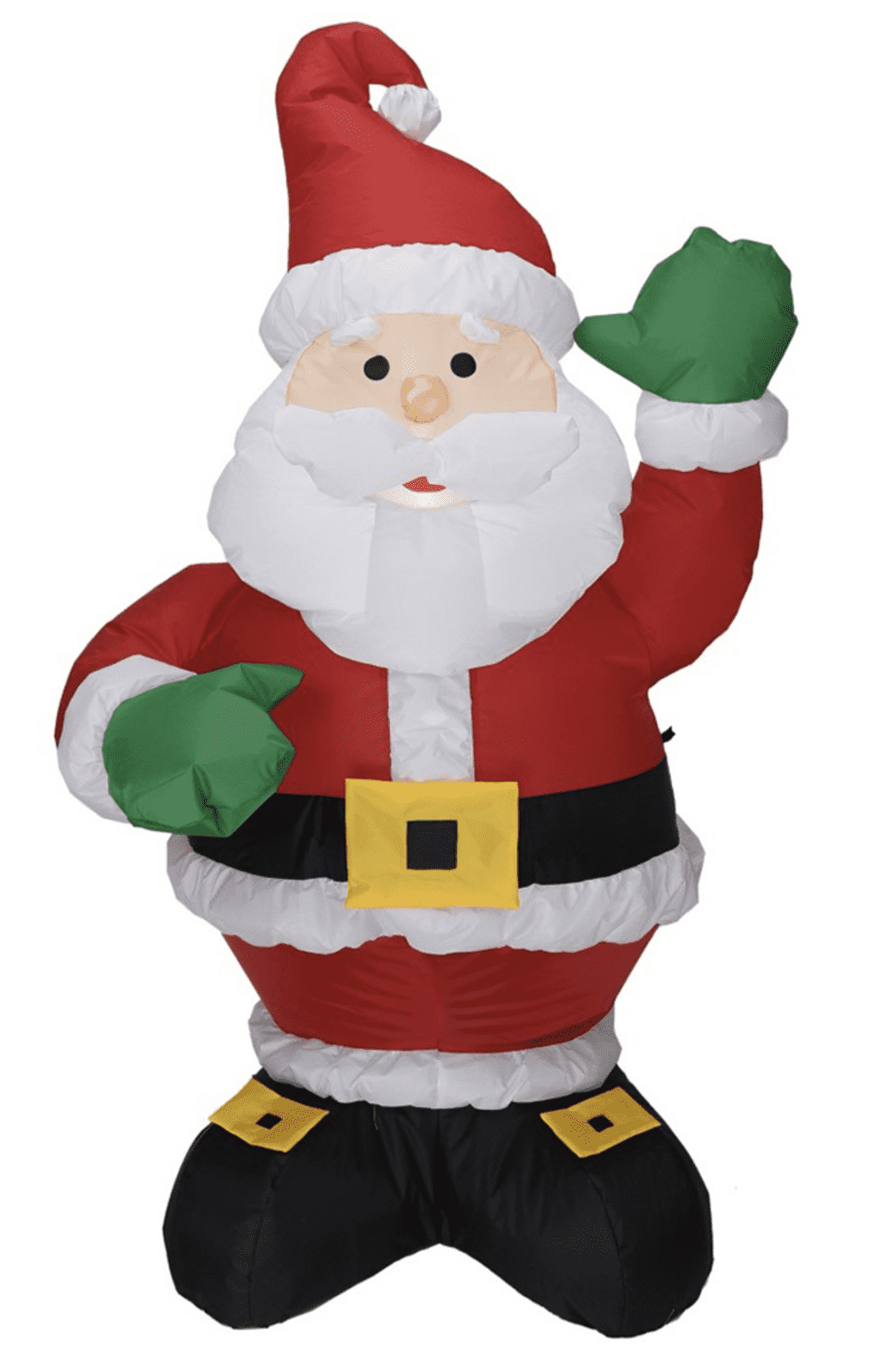 Inflatable Santa Claus Christmas Decor - 135cm LED Lighted Blow Up Outdoor Holiday Decoration for Yard, Garden, and Party Decorations