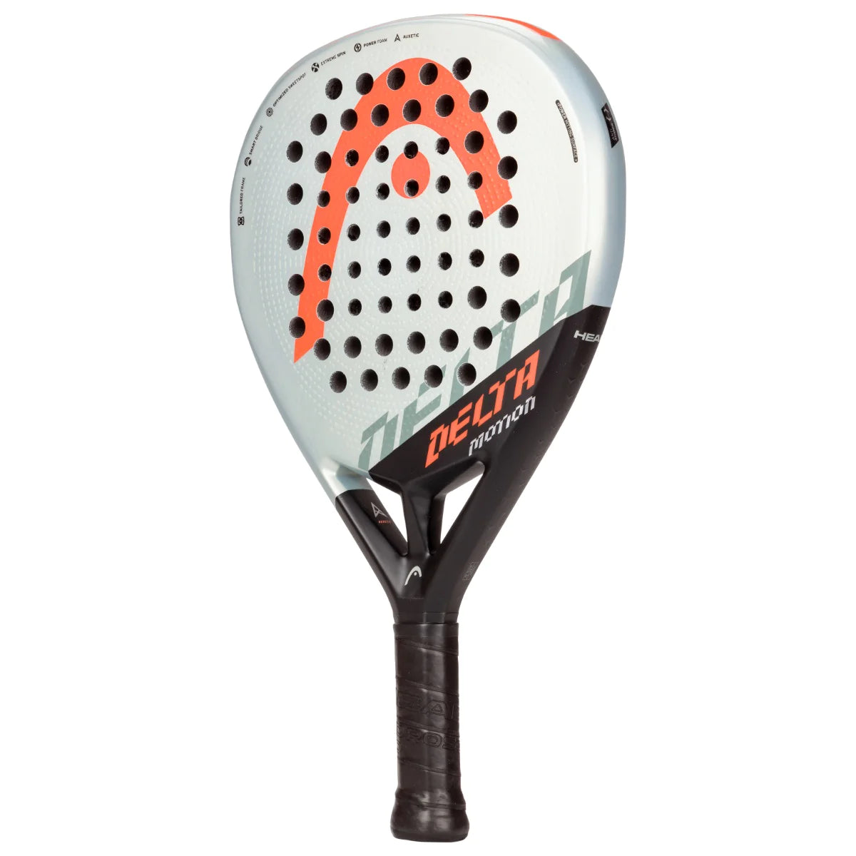 HEAD Delta Motion Padel Racquet - Lightweight Carbon Fiber Paddle for Advanced Players | Perfect for Competitive Matches & Training Sessions