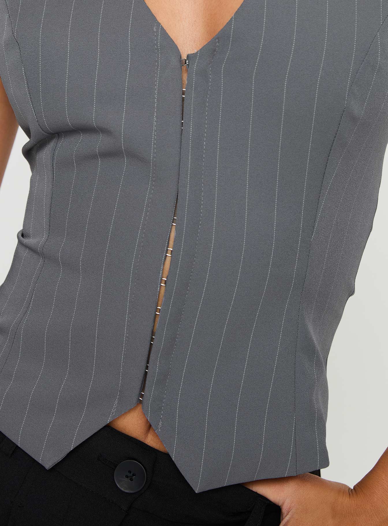 Stylish Anatolius Grey Pinstripe Suit for Men - Perfect for Business Meetings, Weddings & Formal Events