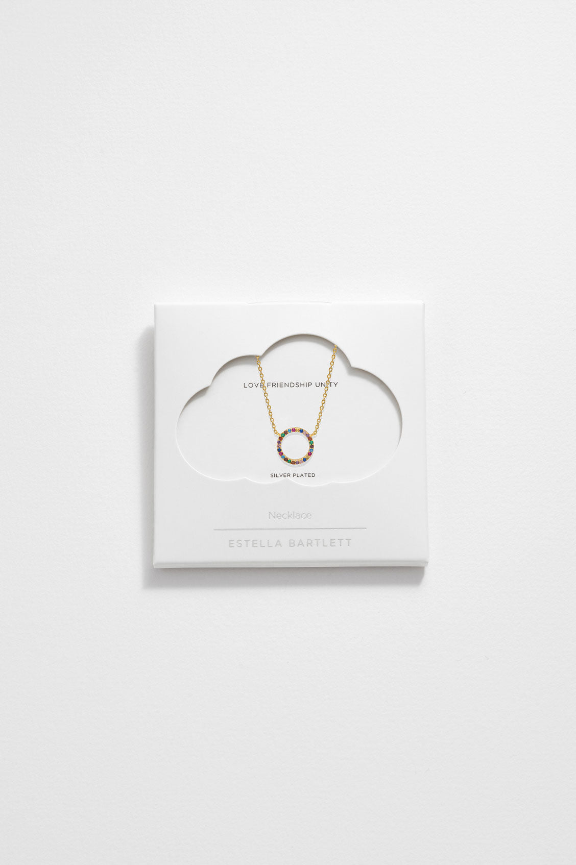 Rainbow Circle Necklace for Women - Elegant Stainless Steel Pendant Jewelry Gift for Birthday, Anniversary & Valentine's Day | Perfect for Everyday Wear & Special Occasions