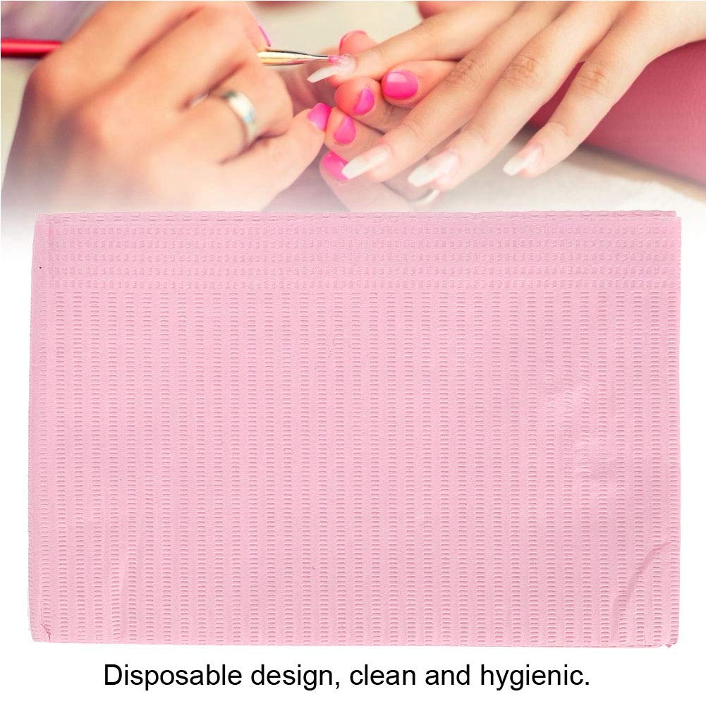 125pcs Waterproof Nail Art Table Mat - Non-Slip Manicure Hand Rest Cushion & Practice Pad for Salon & Home Nail Care (Ideal for Gel Polish, Acrylic Nails & Nail Art Training)