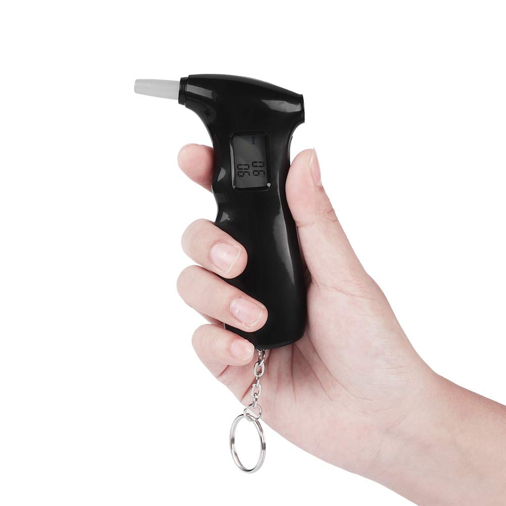 EVTSCAN Professional Breathalyzer with Mini LCD Display - Portable Digital Alcohol Tester for Police, Personal & Workplace Safety - Perfect for Bars, Parties & Roadside Checks