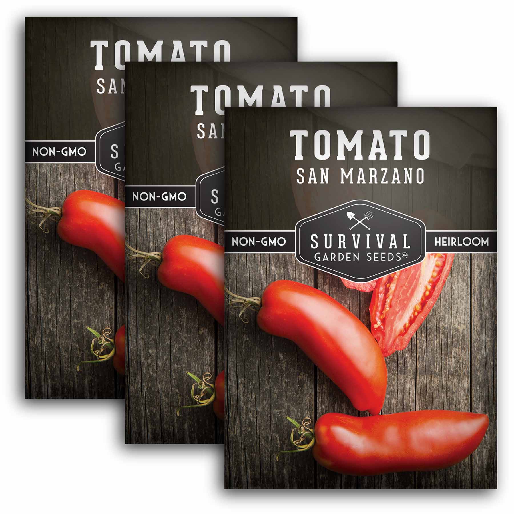 San Marzano Tomato Seeds - Heirloom Non-GMO Seeds for Home Garden Planting - Perfect for Sauces, Canning, and Italian Recipes