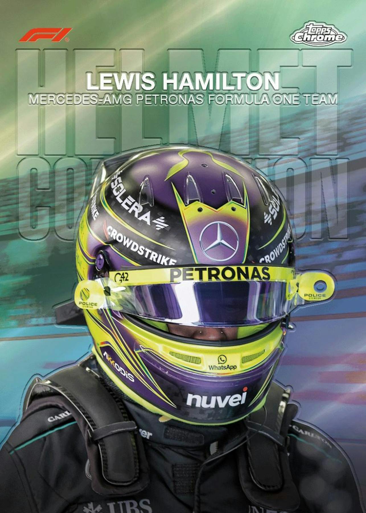 2024 Topps Chrome F1 Formula 1 Qualifying Lap Hobby Pack - Collectible Racing Cards for F1 Fans, Perfect for Trading and Displaying in Your Man Cave or Sports Memorabilia Collection