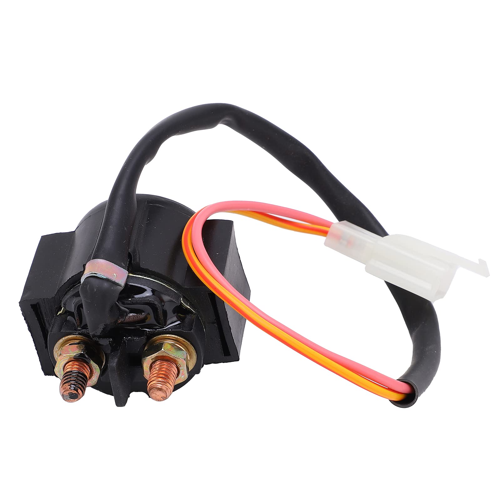 12V Heavy Duty Starter Solenoid Relay - Aluminum Alloy + ABS + Rubber Construction for GY6 50cc-250cc ATVs, Dirt Bikes & Scooters | Perfect for Off-Road Adventures & Engine Repair