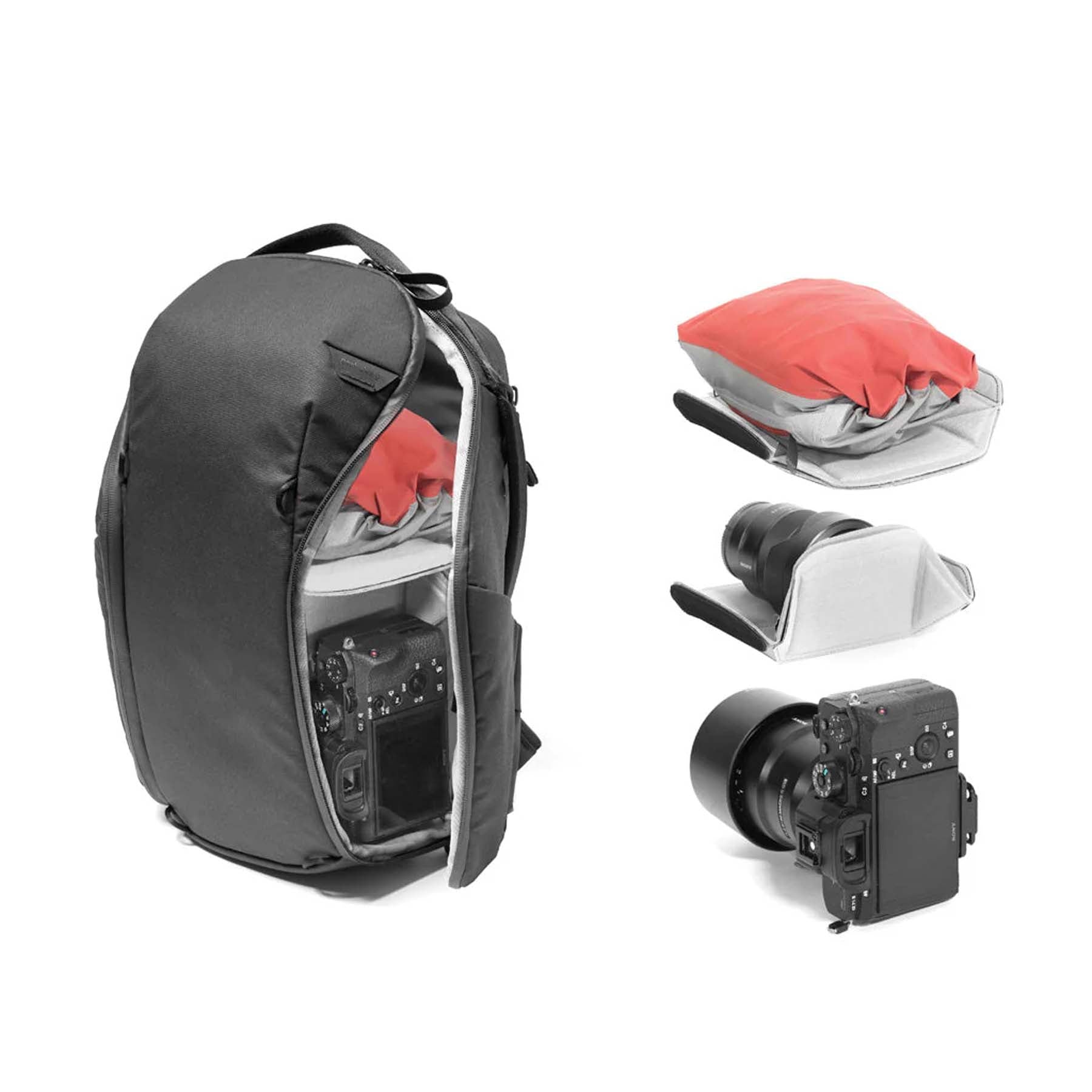 Peak Design Everyday Backpack 15L - Waterproof Camera Backpack with Zip Closure for Photographers & Travel - Perfect for Hiking, Commuting & Urban Exploration