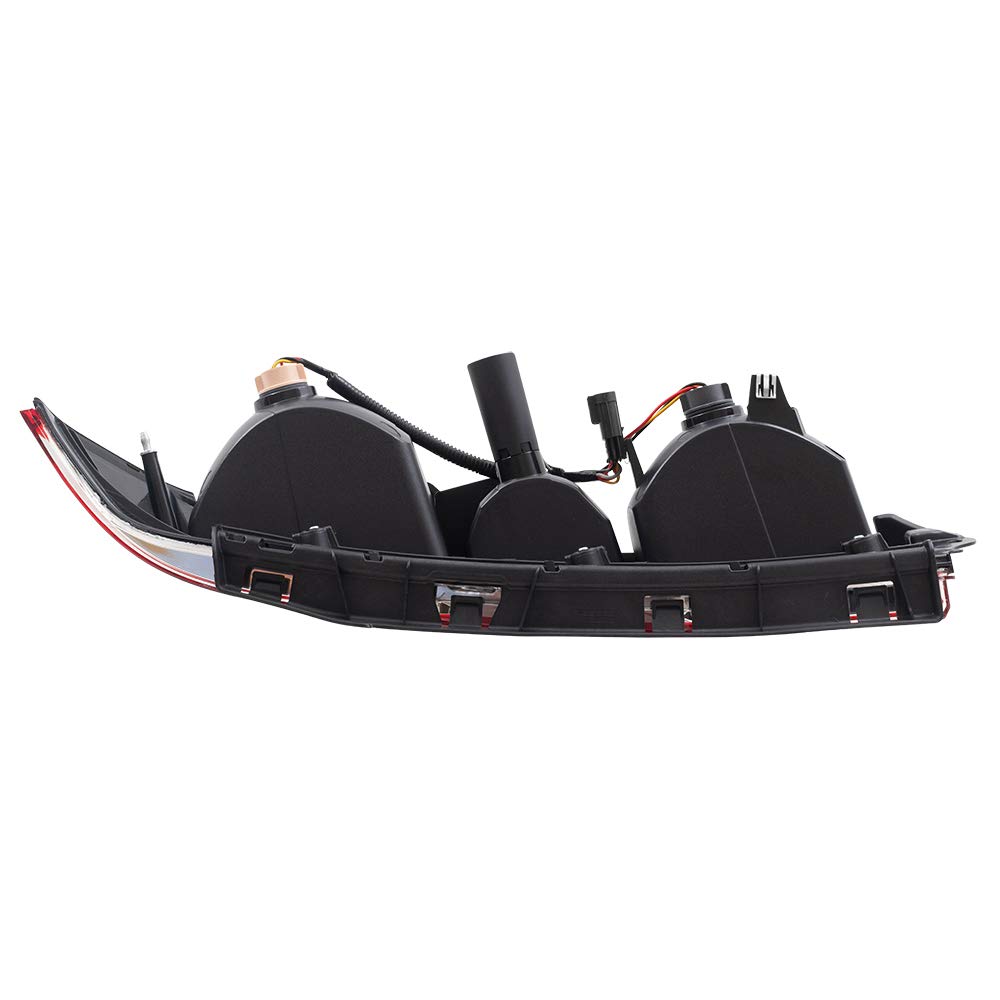 Brock Replacement Halogen Tail Lights for 2014-2015 Chevy Camaro - Driver & Passenger Side (Part #23256981, 23489170) - Upgrade Your Car's Rear Lighting for Night Driving Safety