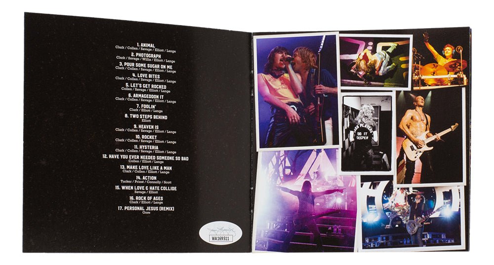 Joe Elliott Autographed Def Leppard 