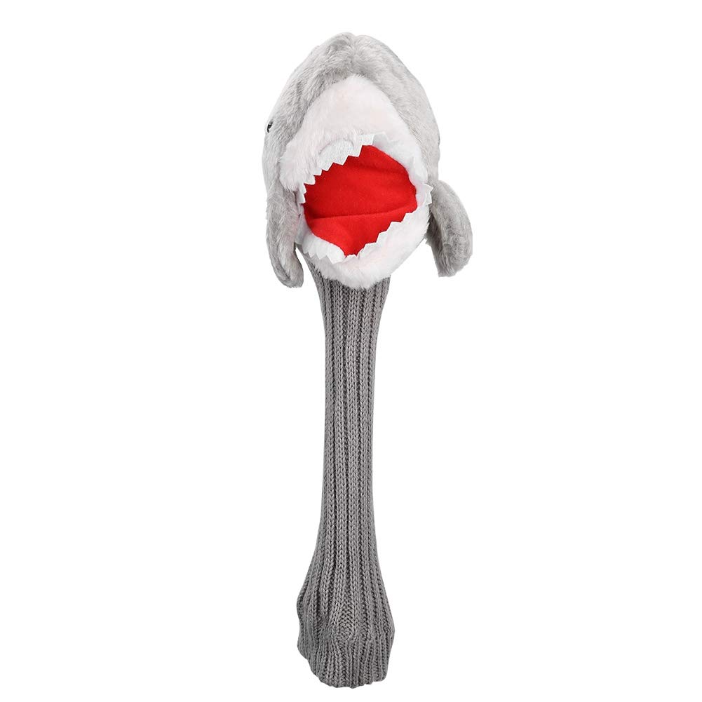 VGEBY Shark Head Animal Golf Wood Driver Headcover - Durable Golf Club Cover for Woods - Perfect for Golf Course, Driving Range & Practice Sessions