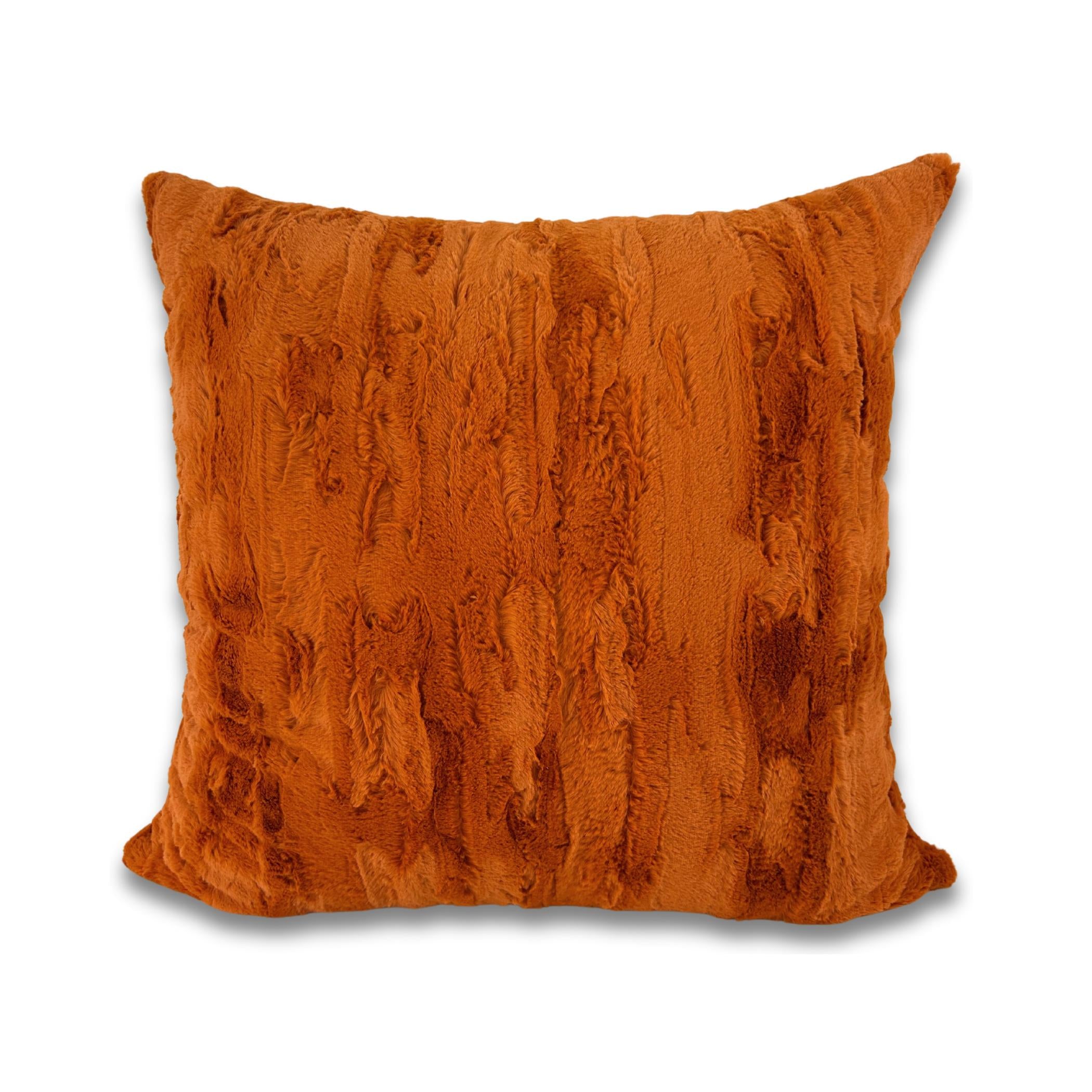 Willow Rust Throw Pillow 20x20 Inches - Decorative Farmhouse Cushion Cover for Sofa, Bed & Living Room - Perfect for Home Decor and Cozy Comfort