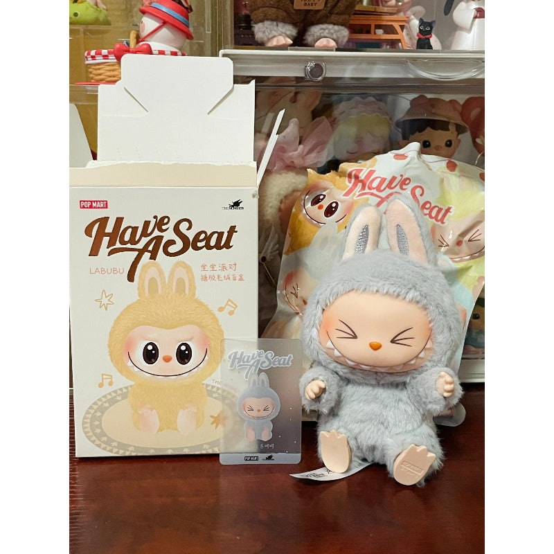 Labubu The Monsters Have A Seat Summer Party Macaron Plush Series 2 HEHE - Cute Collectible Stuffed Animal for Anime Fans, Kawaii Home Decor & Gift for Plush Lovers