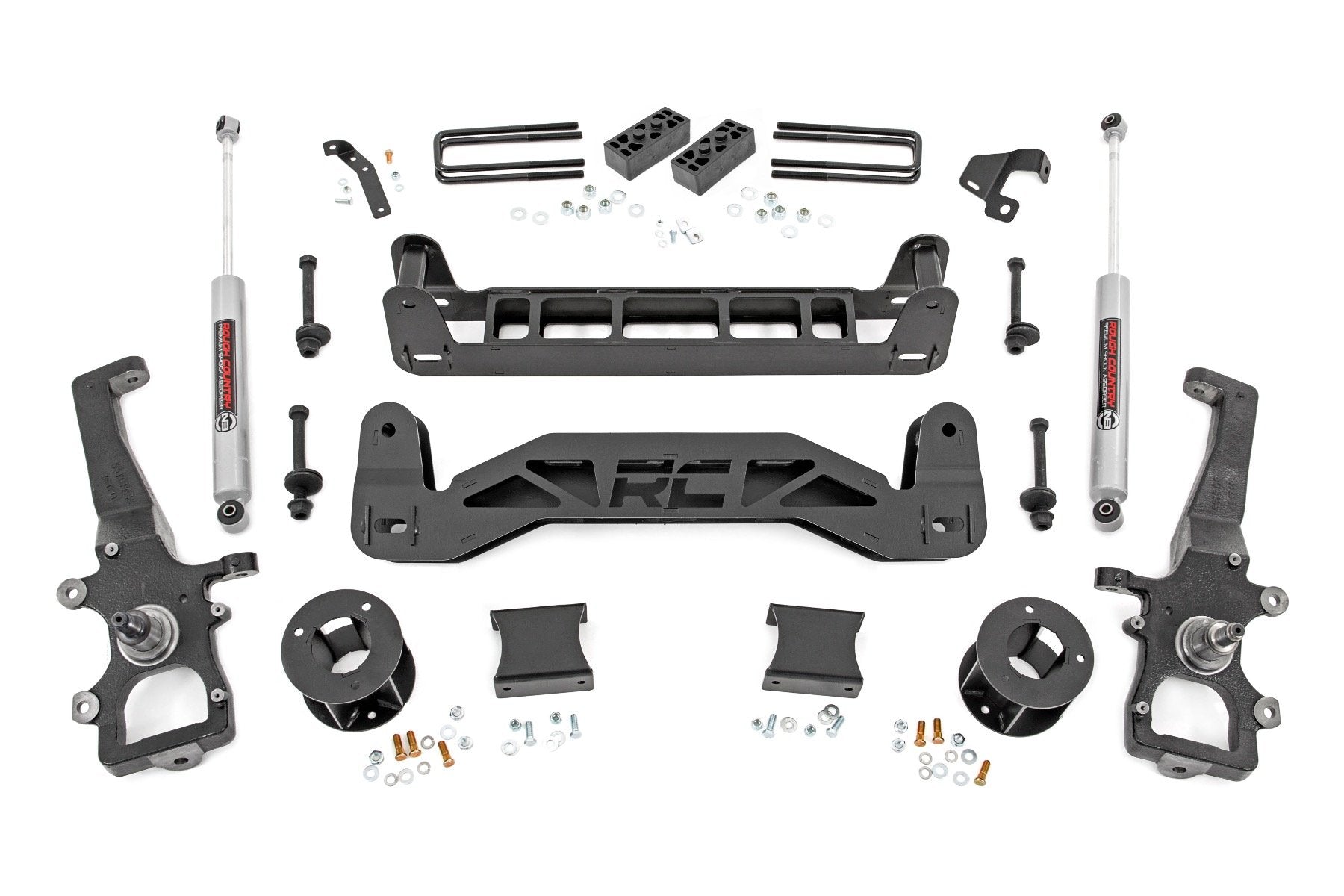 4 Inch Lift Kit for Ford F-150 2WD (2004-2008) - Heavy Duty Suspension Upgrade | Off-Road & Truck Enhancement Accessories | Perfect for Trail Riding & Improved Ground Clearance