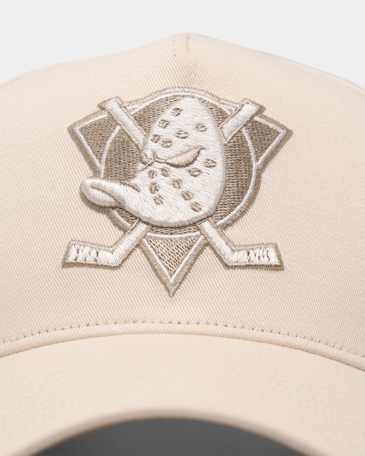 47 Brand Anaheim Ducks 'Caramel Swirl' Sure Shot TT Cotton MVP Snapback Hat - Natural/Khaki Adjustable Baseball Cap for Men & Women - Perfect for Sports Fans, Casual Wear & Outdoor Activities