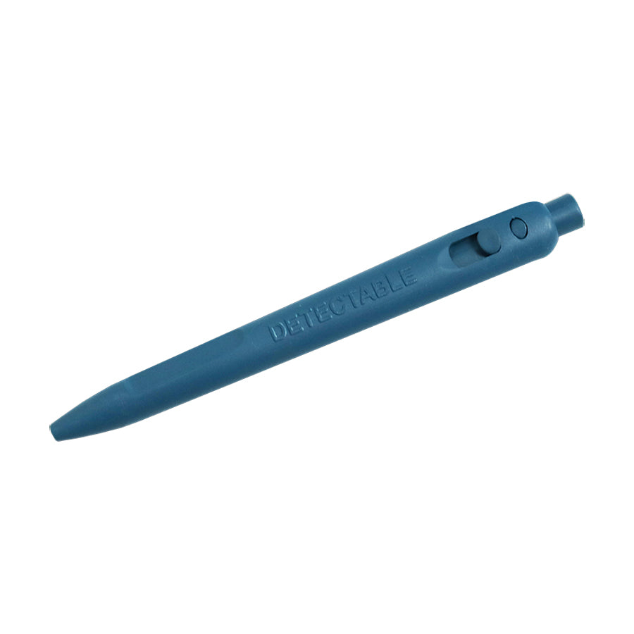 Retractable Detectable Roller Ball Pen with Blue Ink - 1 Pack - Smooth Writing for Office, School & Business Use - Perfect for Signing Documents, Note Taking & Everyday Writing