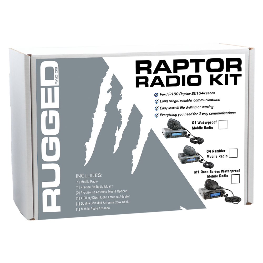 Ford Raptor Two-Way Radio Communication Kit - Off-Road Adventure & Emergency Communication System for Truck Enthusiasts (Perfect for Off-Roading, Camping & Emergency Situations)