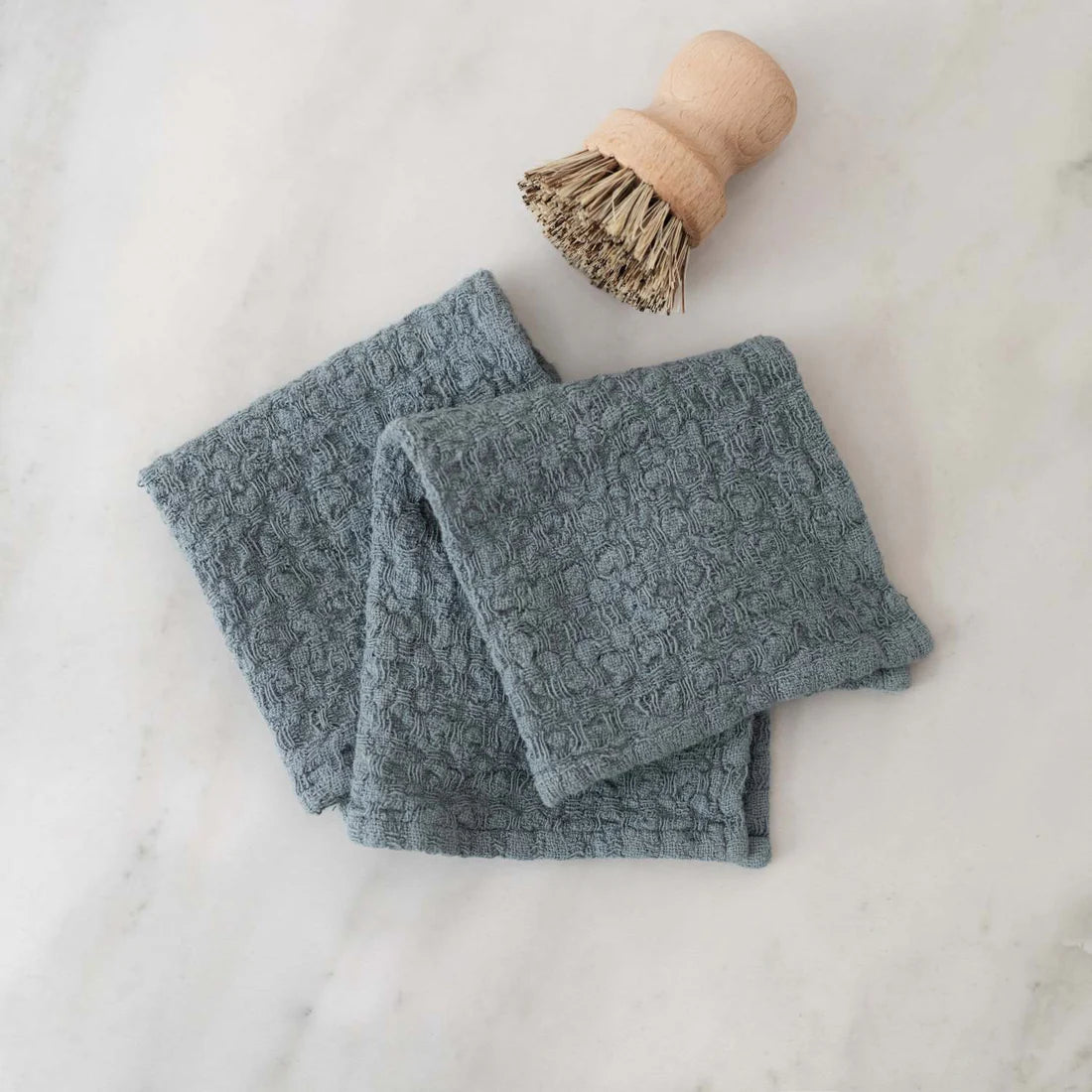 Premium 100% Linen Dish Cloth - Soft & Absorbent Kitchen Towel for Washing Dishes, Cleaning Countertops & Drying Hands - Eco-Friendly & Reusable (Single Piece)