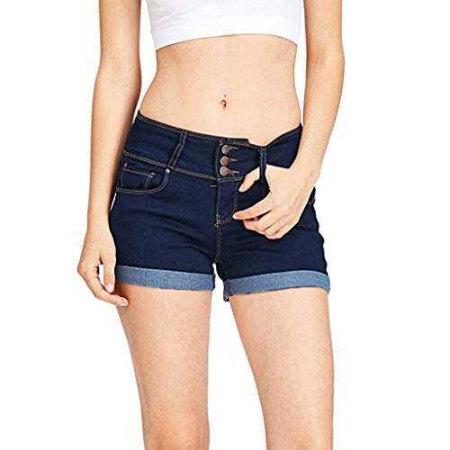 Leehonn Women's Stretch Denim Shorts - Comfortable Casual Fit for Summer | Perfect for Beach, Outings & Everyday Wear