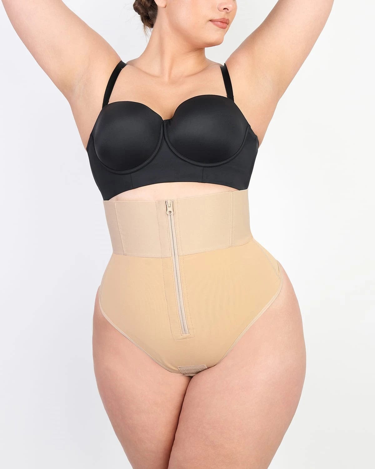 AirSlim® High Rise Body Sculpting Thong - Seamless Shapewear for Women | Tummy Control & Waist Training | Perfect for Dresses, Jeans & Special Occasions