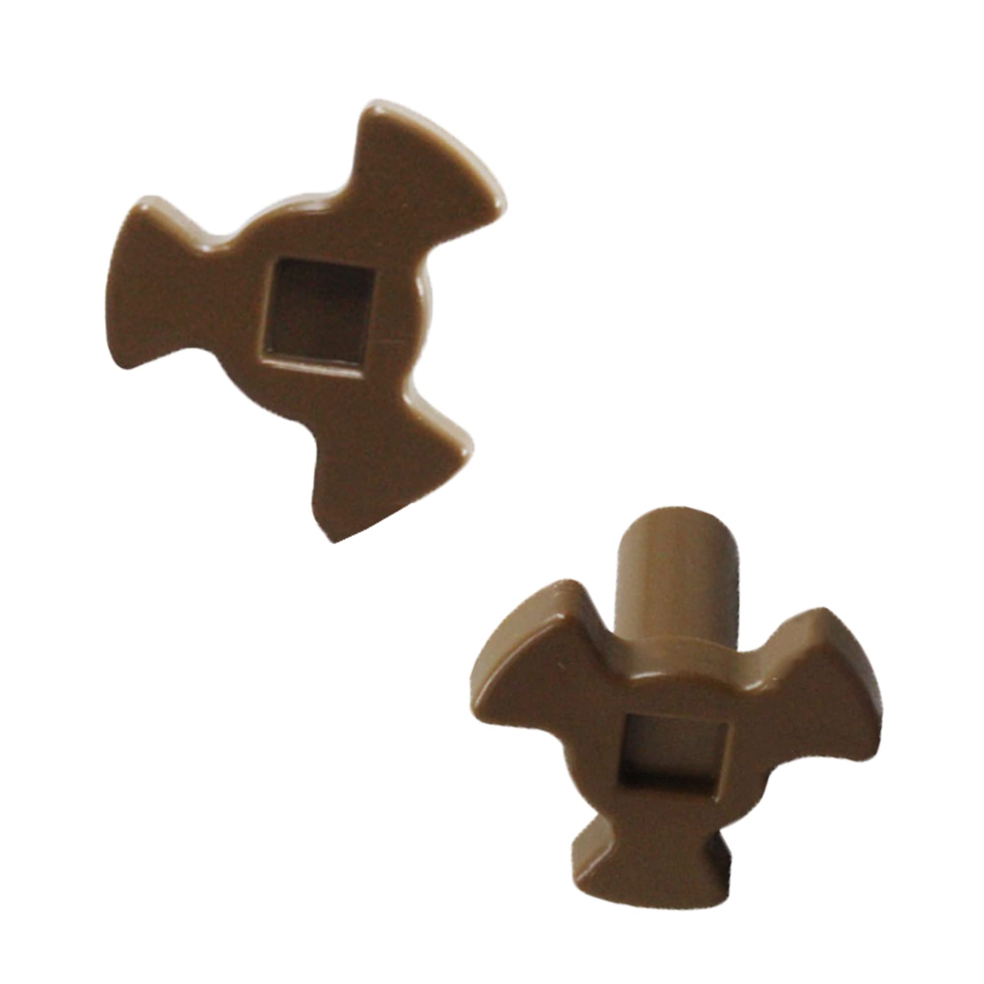 2Pcs Microwave Oven Rotary Core Coupling Tripod Bracket Replacement Parts - Compatible with Most Microwave Turntable Systems | Perfect for DIY Repairs & Home Appliance Maintenance