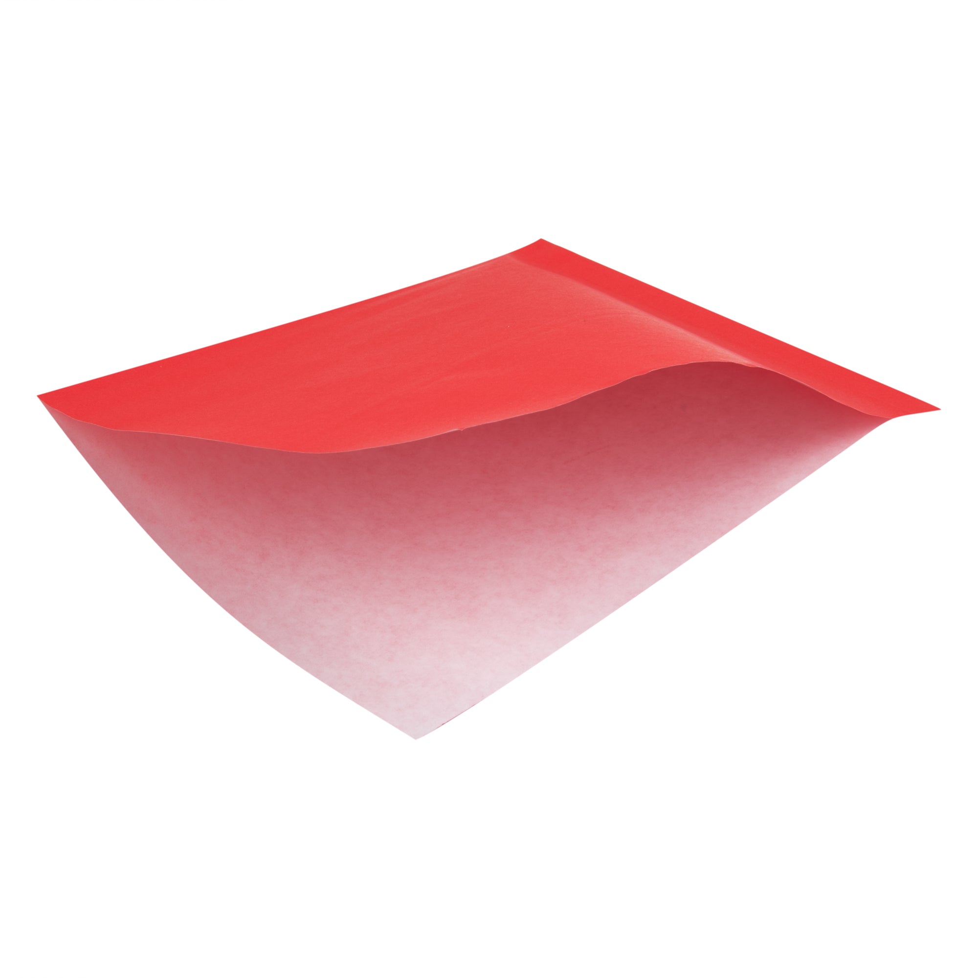 Red Greaseproof Paper Bags - Small Double Open Food Bags (6.25