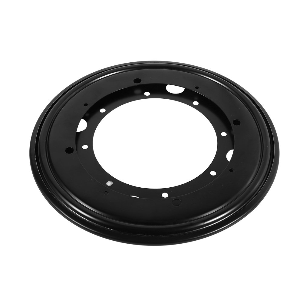 Cornerdu 9-Inch Swivel Plate Lazy Susan Turntable - 360° Rotating Bearing for Pantry, Cabinet, Refrigerator & Baking Organization (Black & Blue) - Perfect for Spice Racks, Kitchen Storage & Countertop Convenience
