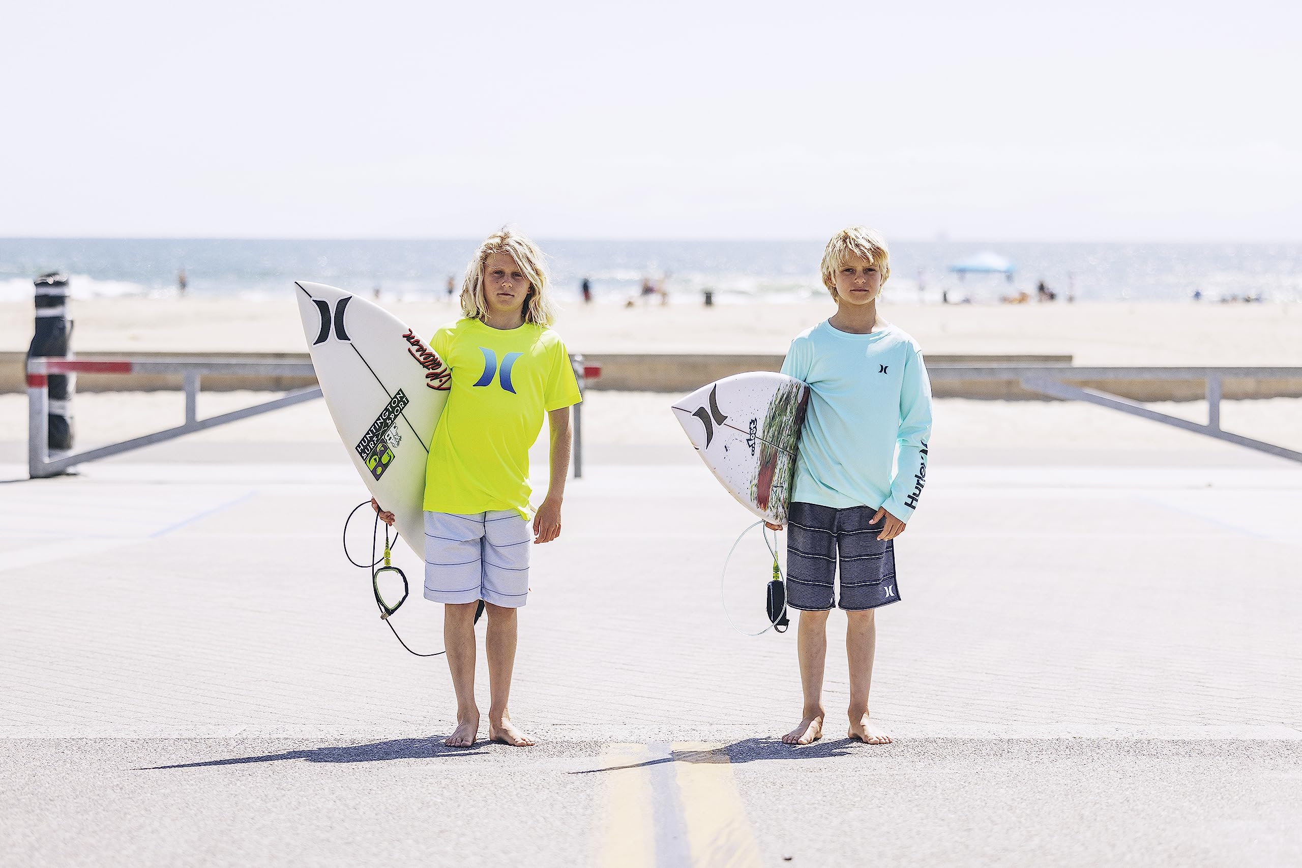 Hurley Boys' Board Shorts - Quick-Dry Swim Trunks for Kids, Comfortable Beach & Pool Swimwear - Perfect for Swimming, Surfing, and Summer Activities