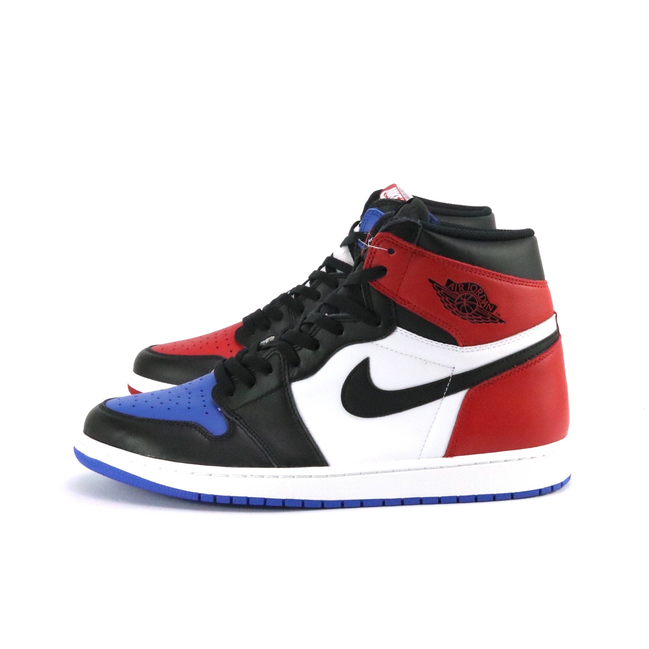 Air Jordan 1 High Retro OG Top 3 Sneakers - Black, Varsity Red & Royal Blue Basketball Shoes for Men | Perfect for Streetwear, Basketball Games & Sneaker Collecting
